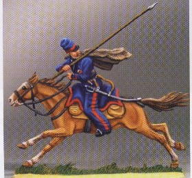 NS 1 Russian Cossak-Napoleonic Action Scene
